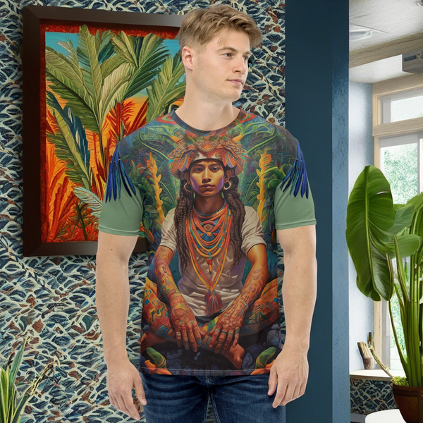 All Over T-Shirt: Ayahuasca Collection, celebrating indigenous wisdom